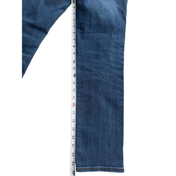 KUT FROM THE KLOTH  Blue Medium Wash Distressed Jeans Size 4P - Picture 2 of 8